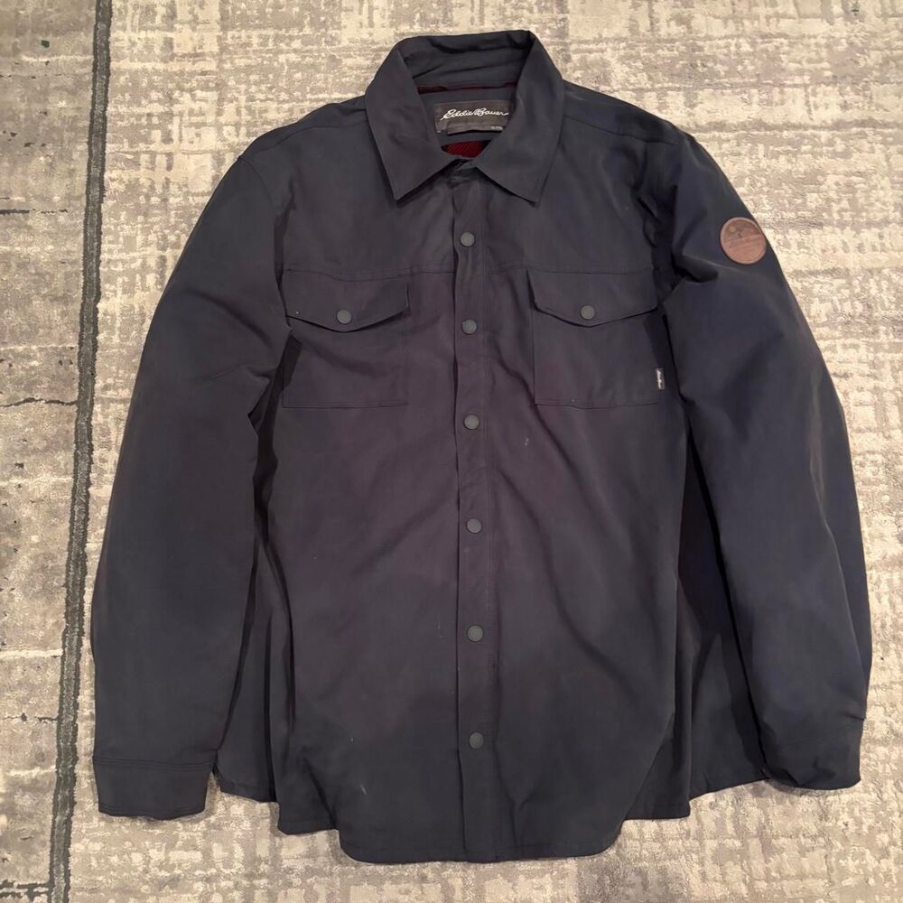 Eddie-bauer Men's Navy and Blue Jacket